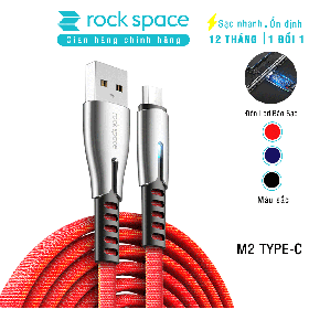 Cáp sạc Rockspace M2 TypeC cho điện thoại androind