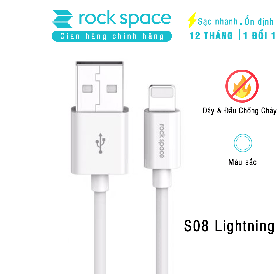 Cáp sạc rockspace Lightning S08 cho iPhone