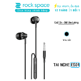 Tai nghe nhét tai có dây Rockspace ES01