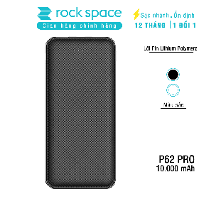 Sạc dự phòng Rockspace P62 Pro 10000mah 